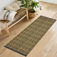 thumbnail image 1 of Ryvnso Leopard Print Bedroom Runner Rug 2'x6' Hallway Area Carpet Non Slip Entryway Mat with Tassels, 1 of 8