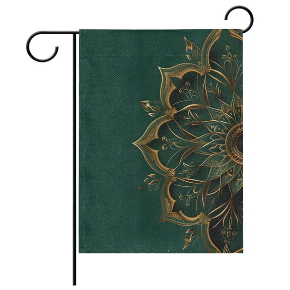 Ryvnso Luxury Abstract Pattern Garden Flag 12x18 Inch Double Sided Seasonal Yard Decoration