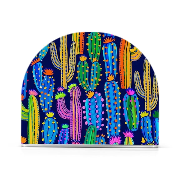 Ryvnso Magic Cactus Acrylic Napkin Holder Table Kitchen Paper Tissue Organization 1 Pack