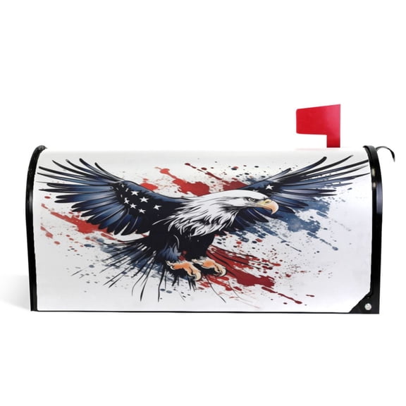 Ryvnso Mailbox Cover An Eagle Magnetic Mailbox Wrap Standard Size 21x18 Inch