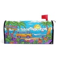 thumbnail image 1 of Ryvnso Mailbox Cover Magnetic Cartoon Summer Beach Mailbox Wrap Large Size 25.5x21 Inch, 1 of 8