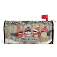 thumbnail image 1 of Ryvnso Mailbox Cover Magnetic Cute Birds in Christmas Mailbox Wrap Large Size 25.5x21 Inch, 1 of 8