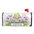 thumbnail image 1 of Ryvnso Mailbox Cover Magnetic Gnome Tulip Flower Mailbox Wrap Large Size 25.5x21 Inch, 1 of 8
