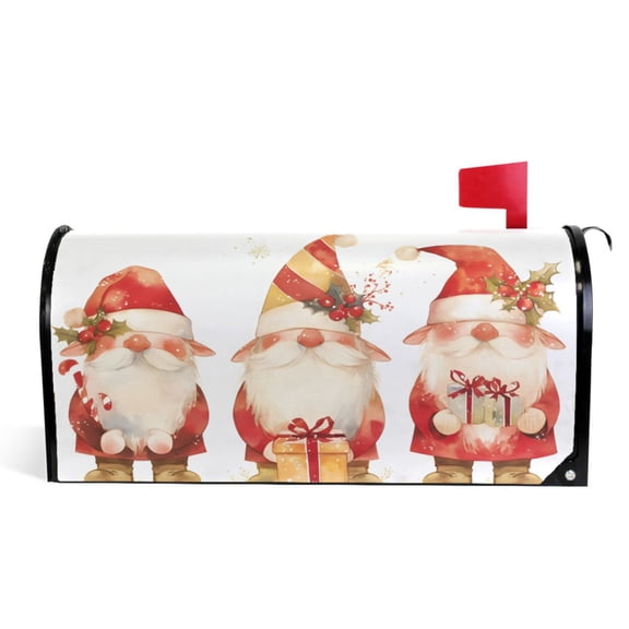 Ryvnso Mailbox Cover Magnetic Three Dwarfs Mailbox Wrap Large Size 25.5x21 Inch