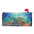 thumbnail image 1 of Ryvnso Mailbox Cover Sea Turtles in Ocean Magnetic Mailbox Wrap Standard Size 21x18 Inch, 1 of 8