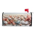 thumbnail image 1 of Ryvnso Mailbox Cover Seashells and Sea Stars Magnetic Mailbox Wrap Standard Size 21x18 Inch, 1 of 8