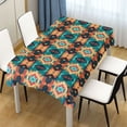 thumbnail image 1 of Ryvnso Mandala Blue Print Rectangle Table Cloth Tablecover Dinning Tablecloth 60"x90", 1 of 8