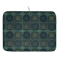 thumbnail image 1 of Ryvnso Mandala Ethnic Pattern-s1 Dish Drying Mat for Kitchen Countertop 18x24 Large Dish Pad Drainer Rack Dish Sink Mats, 1 of 7