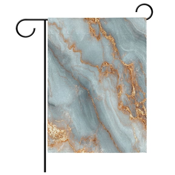 Ryvnso Marble Pattern Garden Flag 28x40 Inch Double Sided Seasonal Yard Decoration
