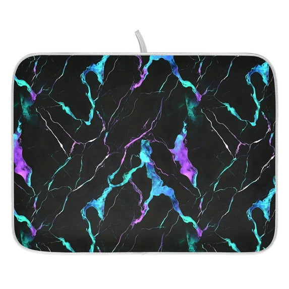 Ryvnso Marble Texture-m1 Dish Drying Mat for Kitchen Countertop 18x24 Large Dish Pad Drainer Rack Dish Sink Mats