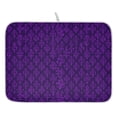 thumbnail image 1 of Ryvnso Mardi Gras Art Pattern Dish Drying Mat for Kitchen Countertop 18x24 Large Dish Pad Drainer Rack Dish Sink Mats, 1 of 7