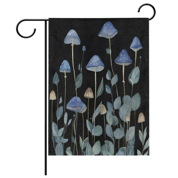 Ryvnso Mushroom Garden Flag 12x18 Inch Double Sided Seasonal Yard Decoration
