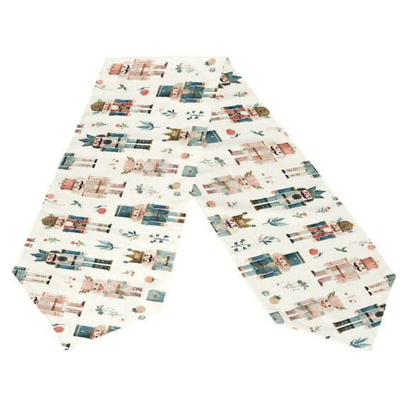 Ryvnso Nutcracker Soldiers Christmas Table Runner Tablecloth Home Decoration 13 x 70 inches