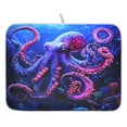 thumbnail image 1 of Ryvnso Octopus in Sea Dish Drying Mat for Kitchen Countertop 18x24 Large Dish Pad Drainer Rack Dish Sink Mats, 1 of 7
