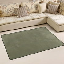 Ryvnso Olive Green Area Floor Mat Non-Slip Carpet Soft Rugs Doormats 31" x 20"