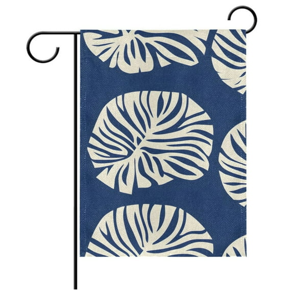 Ryvnso Palm Leaf-d15 Garden Flag 12x18 Inch Double Sided Seasonal Yard Decoration