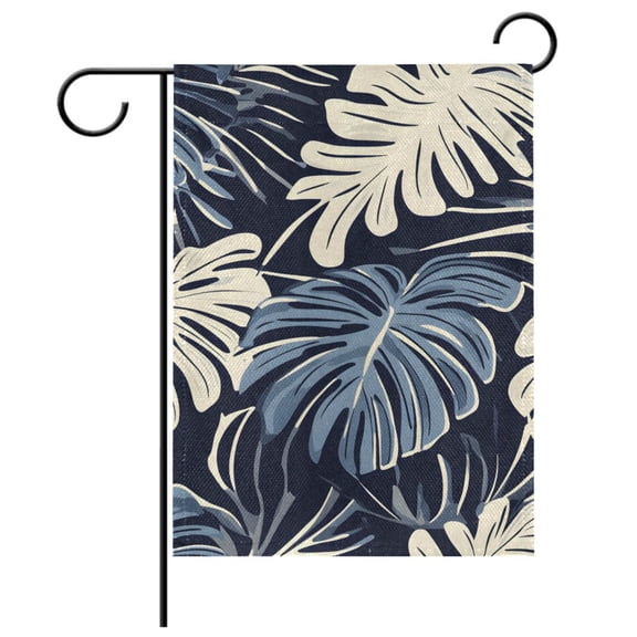 Ryvnso Palm Leaf-d7 Garden Flag 12x18 Inch Double Sided Seasonal Yard Decoration
