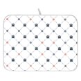 thumbnail image 1 of Ryvnso Paw Flower Checkered Dish Drying Mat for Kitchen Countertop 18x24 Large Dish Pad Drainer Rack Dish Sink Mats, 1 of 7