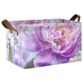 thumbnail image 1 of Ryvnso Peony Flower Storage Bins Large Basket Foldable Cube Toys Organizer with Handles 1 PC, 1 of 7