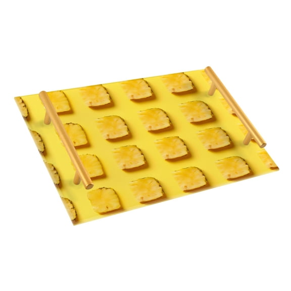 Ryvnso Pine-apple Bathroom Tray Vanity Countertop Trays Acrylic Organizer