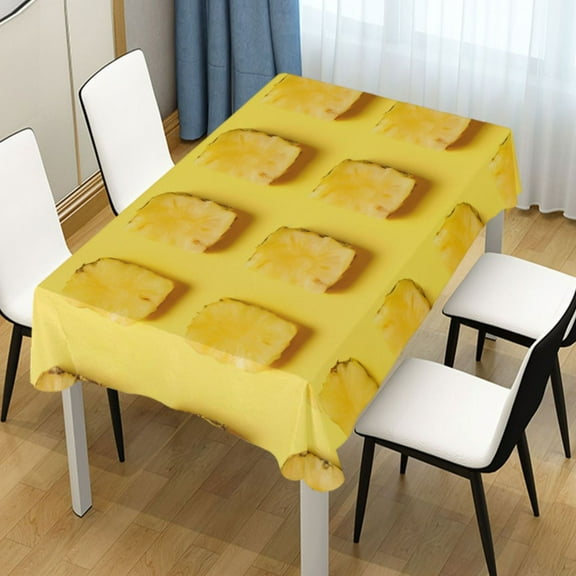Ryvnso Pine-apple Rectangle Table Cloth Tablecover Dinning Tablecloth 54"x72"