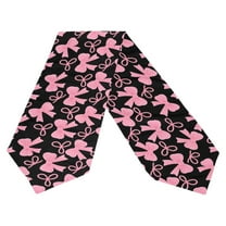 Ryvnso Pink Bows Table Runner Tablecloth Home Decoration 13 x 70 inches