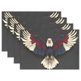 thumbnail image 1 of Ryvnso Placemats Set of 4 America Eagle-t1 Dining Mats Heat-Resistant Non-Slip Washable Table Mat, 1 of 8