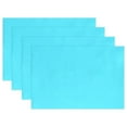 thumbnail image 1 of Ryvnso Placemats Set of 4 Blue Color Dining Mats Heat-Resistant Non-Slip Washable Table Mat, 1 of 8