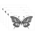 thumbnail image 1 of Ryvnso Placemats Set of 4 Butterfly Dining Mats Heat-Resistant Non-Slip Washable Table Mat, 1 of 8