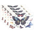 thumbnail image 1 of Ryvnso Placemats Set of 4 Butterfly Flying Dining Mats Heat-Resistant Non-Slip Washable Table Mat, 1 of 8
