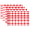 thumbnail image 1 of Ryvnso Placemats Set of 4 Checkered Grid-d3 Dining Mats Heat-Resistant Non-Slip Washable Table Mat, 1 of 8