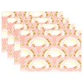 thumbnail image 1 of Ryvnso Placemats Set of 4 Cute Rabbits Dining Mats Heat-Resistant Non-Slip Washable Table Mat, 1 of 8