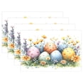 thumbnail image 1 of Ryvnso Placemats Set of 4 Eggs Dining Mats Heat-Resistant Non-Slip Washable Table Mat, 1 of 8