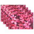 thumbnail image 1 of Ryvnso Placemats Set of 4 Elegant Tropical Floral-a5 Dining Mats Heat-Resistant Non-Slip Washable Table Mat, 1 of 8