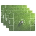 thumbnail image 1 of Ryvnso Placemats Set of 4 Football Green Field Dining Mats Heat-Resistant Non-Slip Washable Table Mat, 1 of 8
