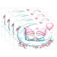 thumbnail image 1 of Ryvnso Placemats Set of 4 Gnomes on Moon Dining Mats Heat-Resistant Non-Slip Washable Table Mat, 1 of 8