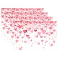 thumbnail image 1 of Ryvnso Placemats Set of 4 Hearts Dining Mats Heat-Resistant Non-Slip Washable Table Mat, 1 of 8