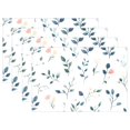 thumbnail image 1 of Ryvnso Placemats Set of 4 Leaf Pattern Dining Mats Heat-Resistant Non-Slip Washable Table Mat, 1 of 8