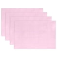 thumbnail image 1 of Ryvnso Placemats Set of 4 Light Pink Dining Mats Heat-Resistant Non-Slip Washable Table Mat, 1 of 8