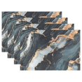 thumbnail image 1 of Ryvnso Placemats Set of 4 Marble Pattern Dining Mats Heat-Resistant Non-Slip Washable Table Mat, 1 of 8