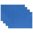 thumbnail image 1 of Ryvnso Placemats Set of 4 Navy Blue Dining Mats Heat-Resistant Non-Slip Washable Table Mat, 1 of 8