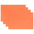 thumbnail image 1 of Ryvnso Placemats Set of 4 Orange Background Dining Mats Heat-Resistant Non-Slip Washable Table Mat, 1 of 8