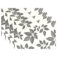 thumbnail image 1 of Ryvnso Placemats Set of 4 Vintage Leaves Dining Mats Heat-Resistant Non-Slip Washable Table Mat, 1 of 8