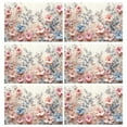 thumbnail image 1 of Ryvnso Placemats Set of 6 3d Flower Paint Dining Mats Heat-Resistant Non-Slip Washable Table Mat, 1 of 8