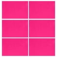 thumbnail image 1 of Ryvnso Placemats Set of 6 Deep Pink Dining Mats Heat-Resistant Non-Slip Washable Table Mat, 1 of 8