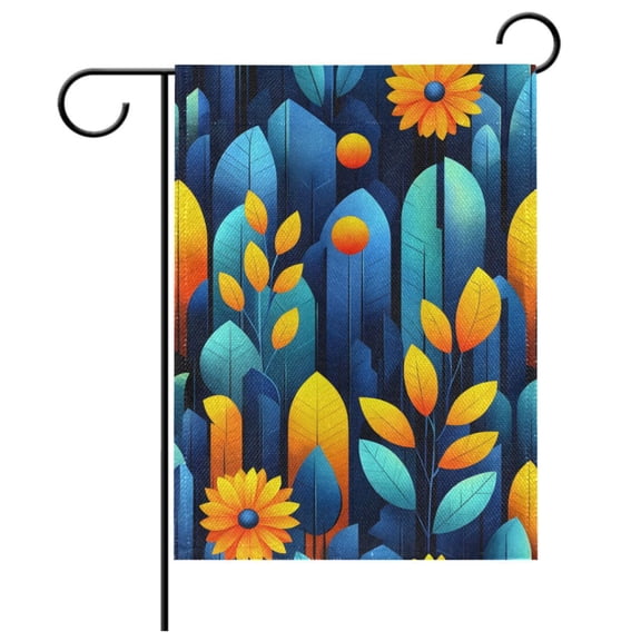 Ryvnso Plant Leaves Garden Flag 12x18 Inch Double Sided Seasonal Yard Decoration