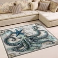 thumbnail image 1 of Ryvnso Retro Octopus Area Rug Floor Mats Non-Slip Home Carpet 80 x 58 inch, 1 of 7