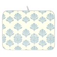thumbnail image 1 of Ryvnso Retro Seashells Dish Drying Mat for Kitchen Countertop 16x18 Small Dish Pad Drainer Rack Dish Sink Mats, 1 of 7