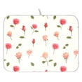 thumbnail image 1 of Ryvnso Roses Flowers-i2 Dish Drying Mat for Kitchen Countertop 18x24 Large Dish Pad Drainer Rack Dish Sink Mats, 1 of 7