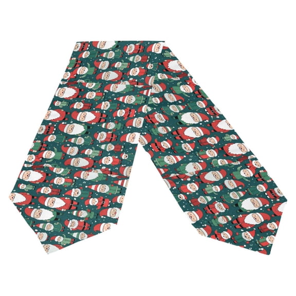 Ryvnso Santa Claus Christmas Table Runner Tablecloth Home Decoration 13 x 70 inches